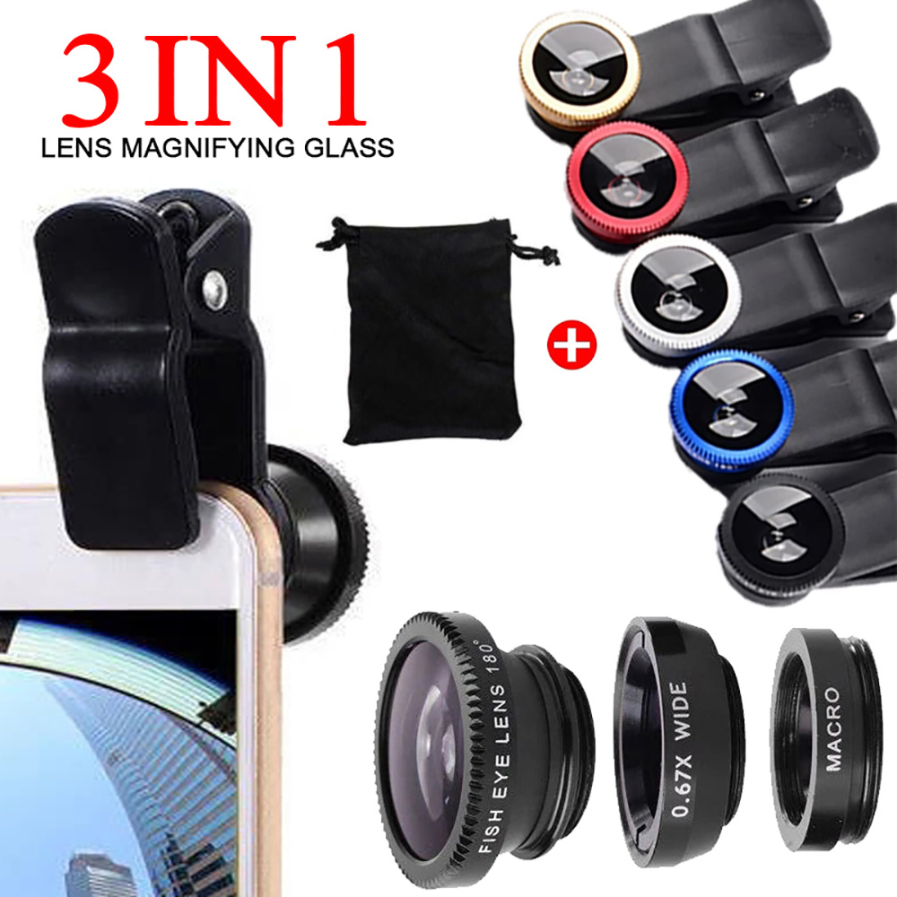 Lens Camera Clip - عدسة عين السمكة العالمية 3 في
