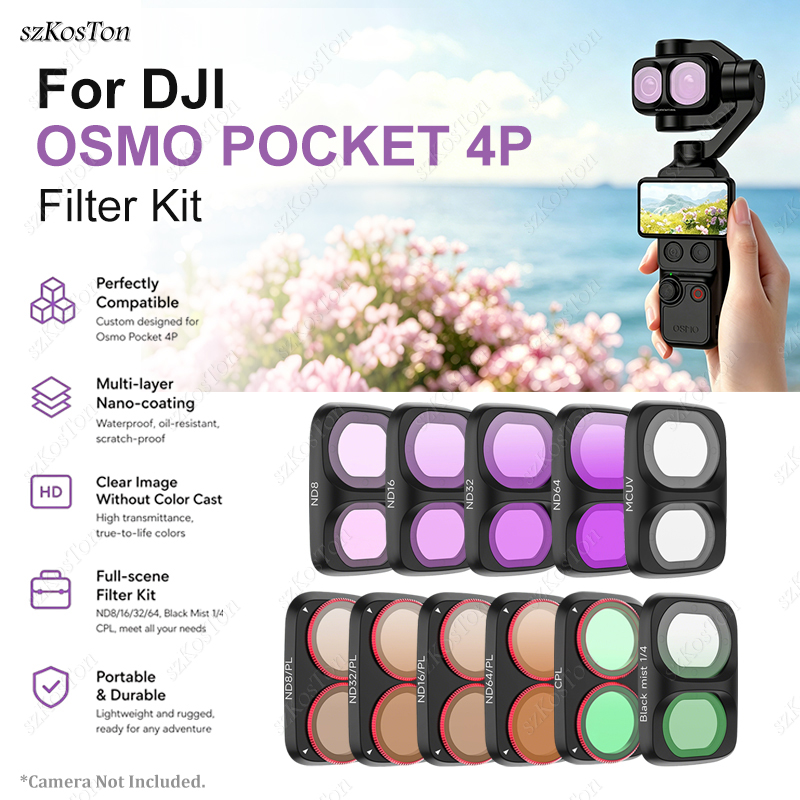 Lens Camera Clip - طقم فلاتر عدسات لكاميرا DJI Osmo