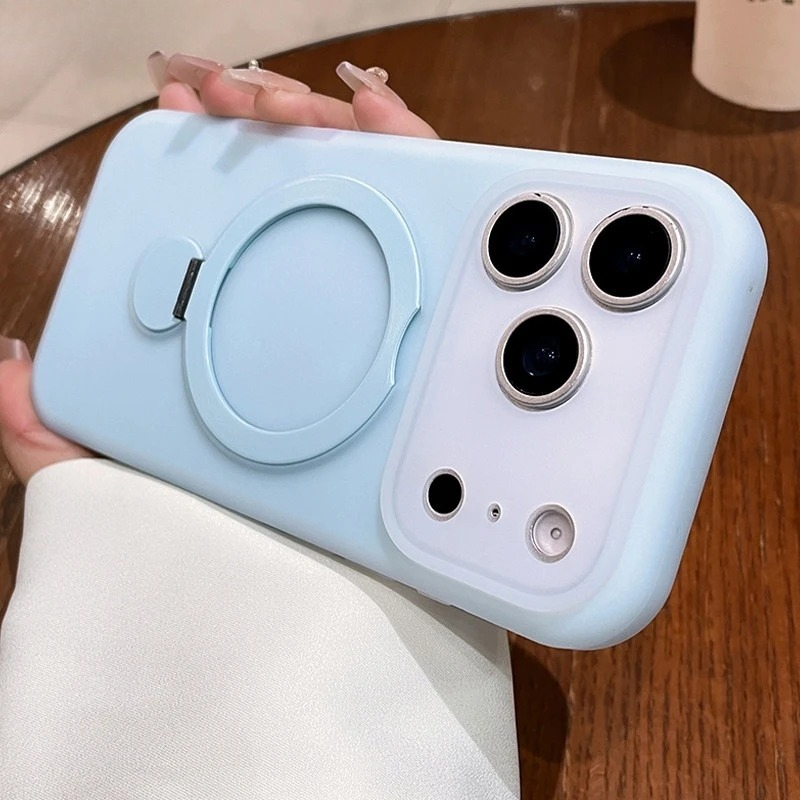 Phone Accessories Ring Holder - غطاء هاتف مغناطيسي من السيليكون الناعم