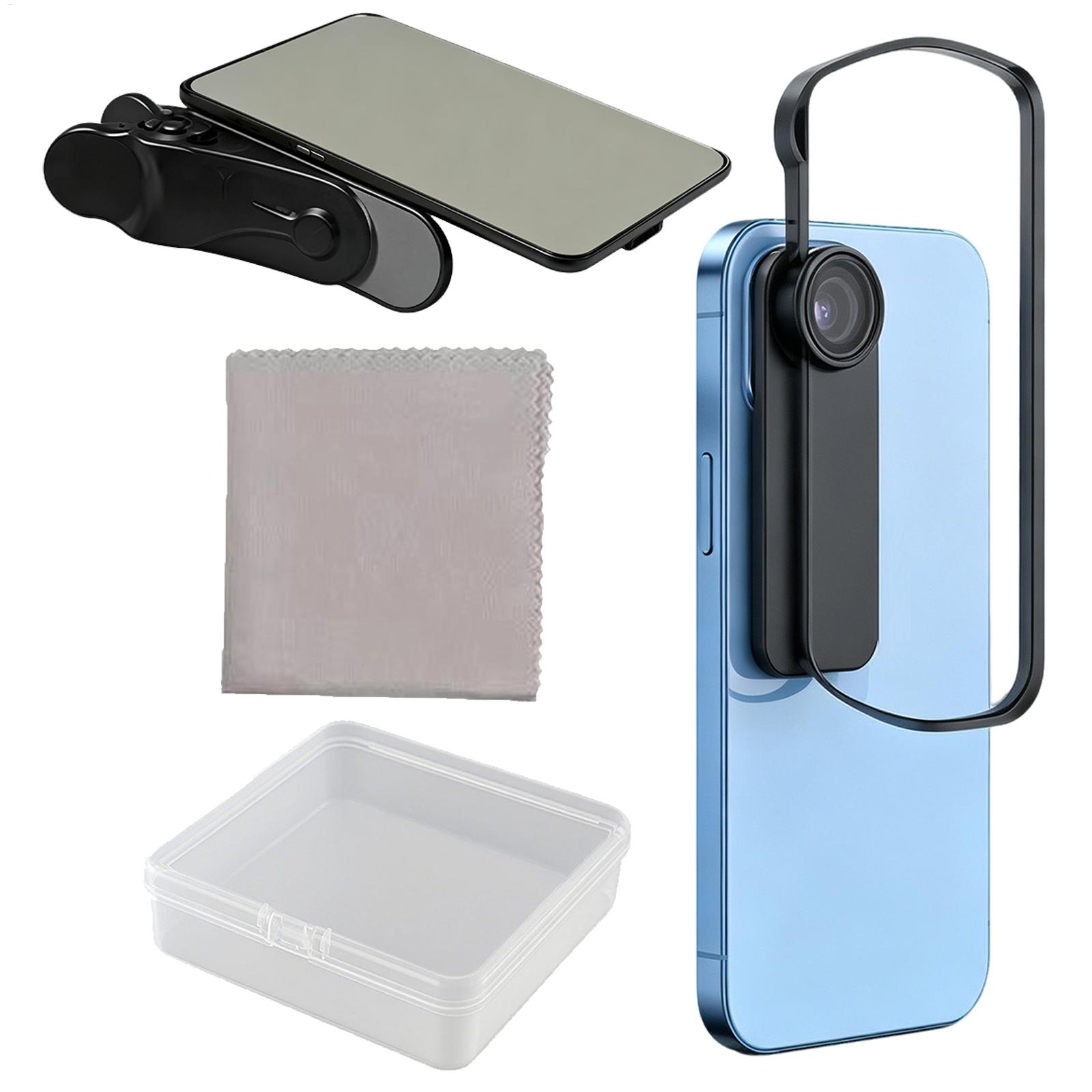 Lens Camera Clip - مرآة انعكاسية لكاميرا الهاتف مع مشبك،