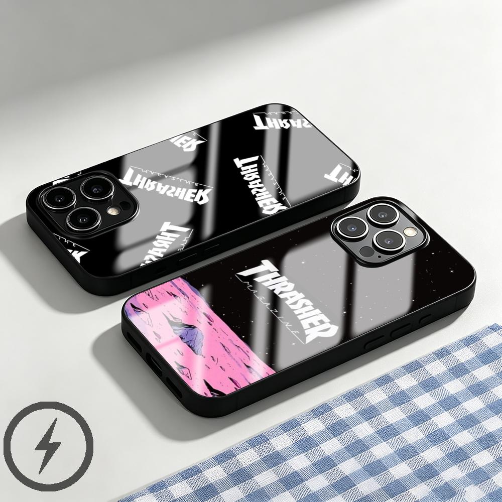 Xo Phone Accessories - غطاء هاتف ماركة THRASHER لأجهزة آيفون