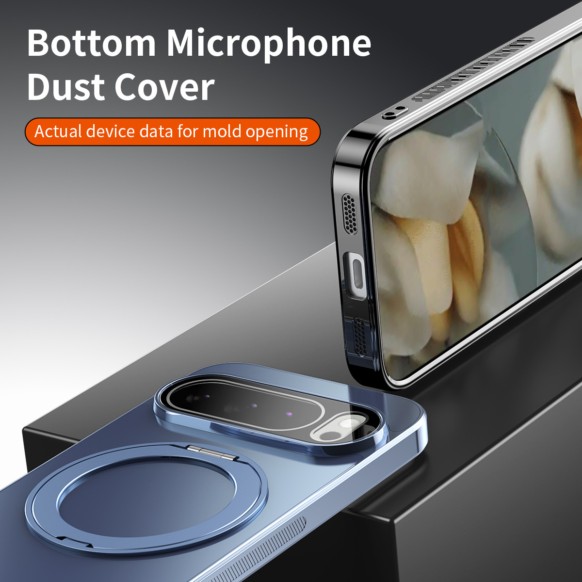 360 °   حافظة هاتف مغناطيسية م - مراجعة Phone Accessories Ring Holder وسعره