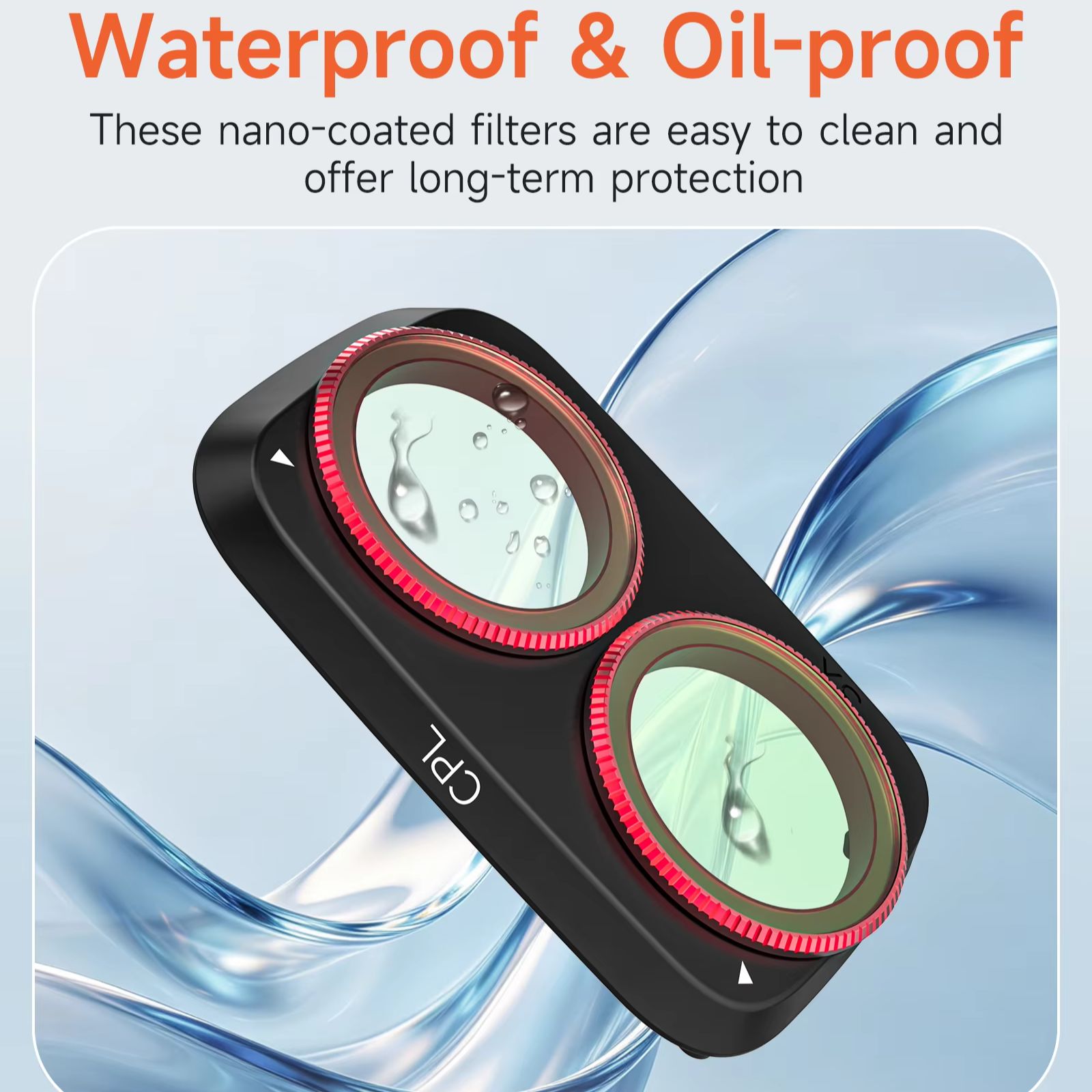 طقم فلاتر عدسات لكاميرا DJI Os - مراجعة Lens Camera Clip وسعره