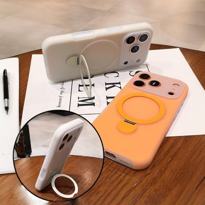 غطاء هاتف مغناطيسي من السيليكو - مراجعة Phone Accessories Ring Holder وسعره