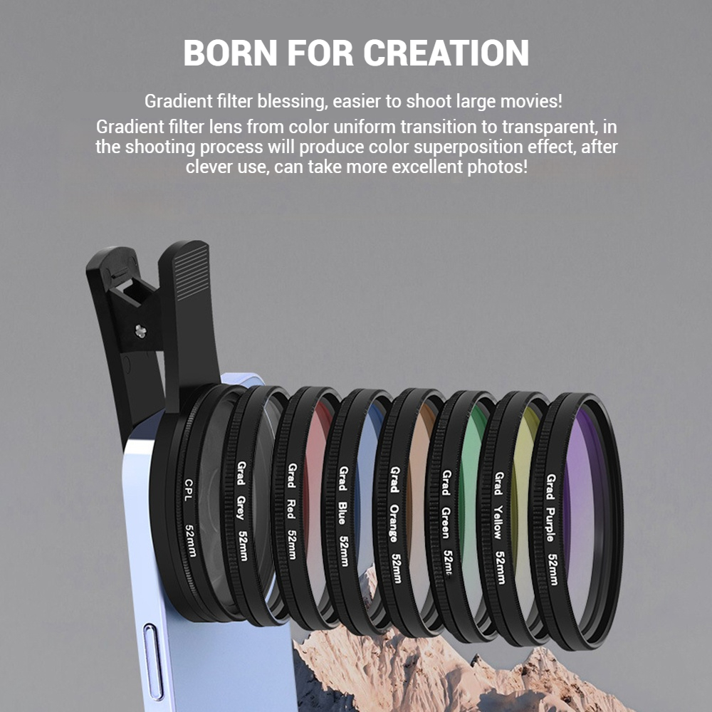 عدسة هاتف محمول 52 ملم، مستقطب - مراجعة Lens Camera Clip وسعره