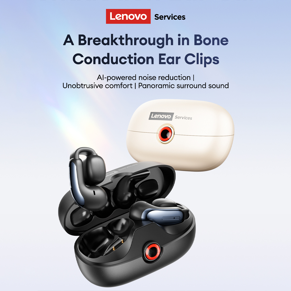 لينوفو LES-108 العظام التوصيل  - مراجعة Bluetooth Earphone Tws وسعره