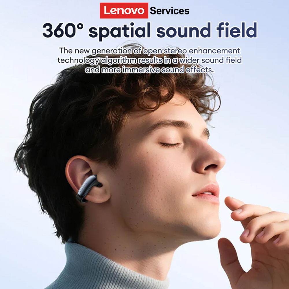لينوفو LES-108 العظام التوصيل  - مراجعة Bluetooth Earphone Tws وسعره