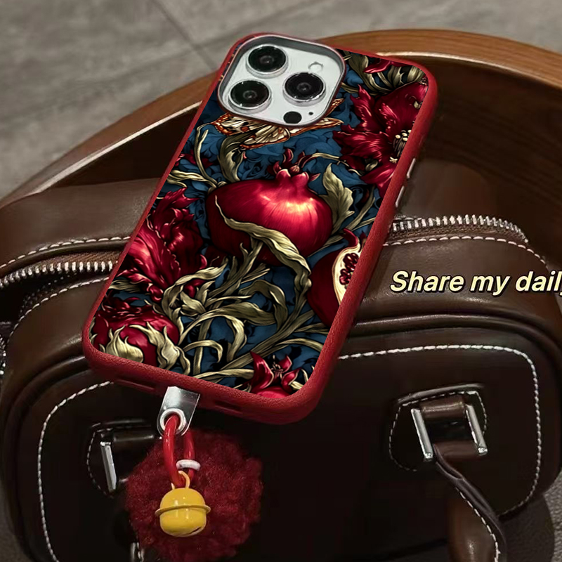 خمر الرمان بولي TPU الفن جراب  - مراجعة Xo Phone Accessories وسعره