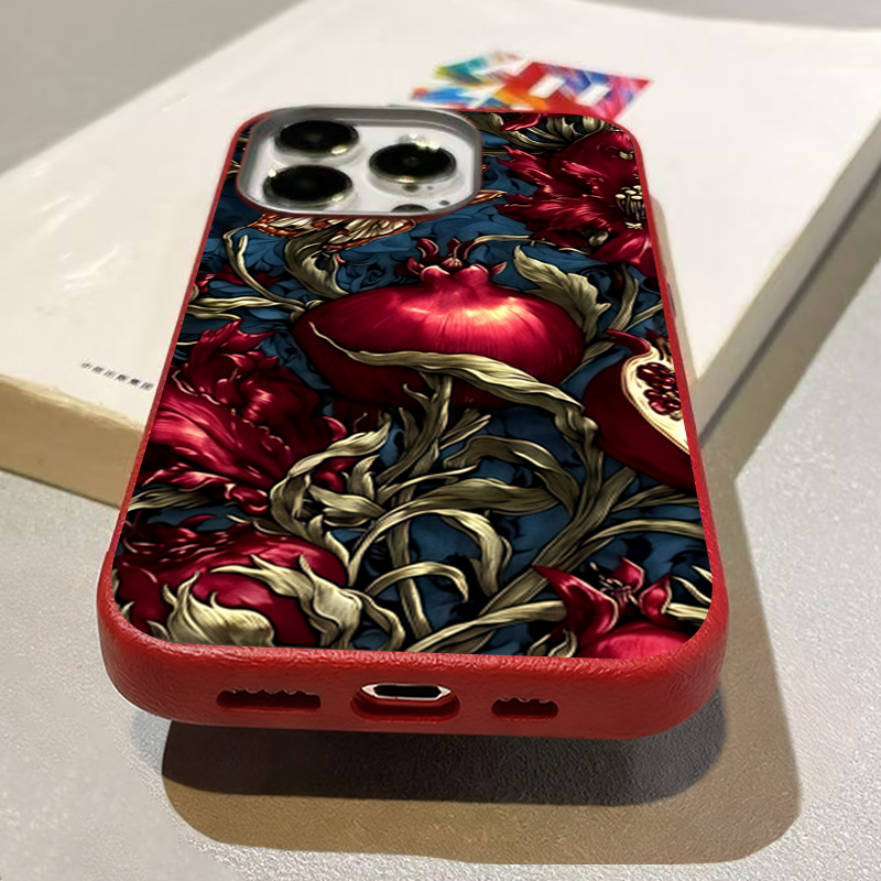 خمر الرمان بولي TPU الفن جراب  - مراجعة Xo Phone Accessories وسعره