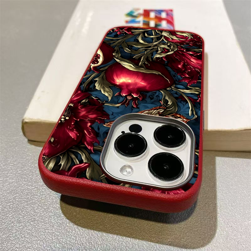 خمر الرمان بولي TPU الفن جراب  - مراجعة Xo Phone Accessories وسعره