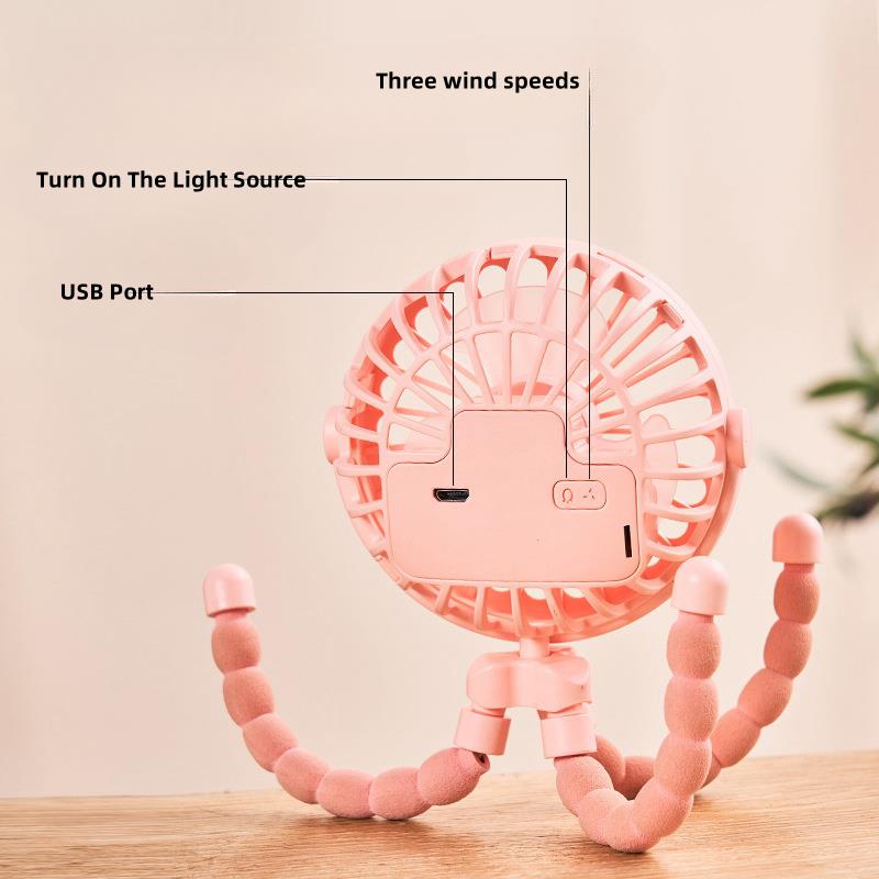 مروحة محمولة للأطفال بثلاث سرع - مراجعة Phone Accessories Baby وسعره