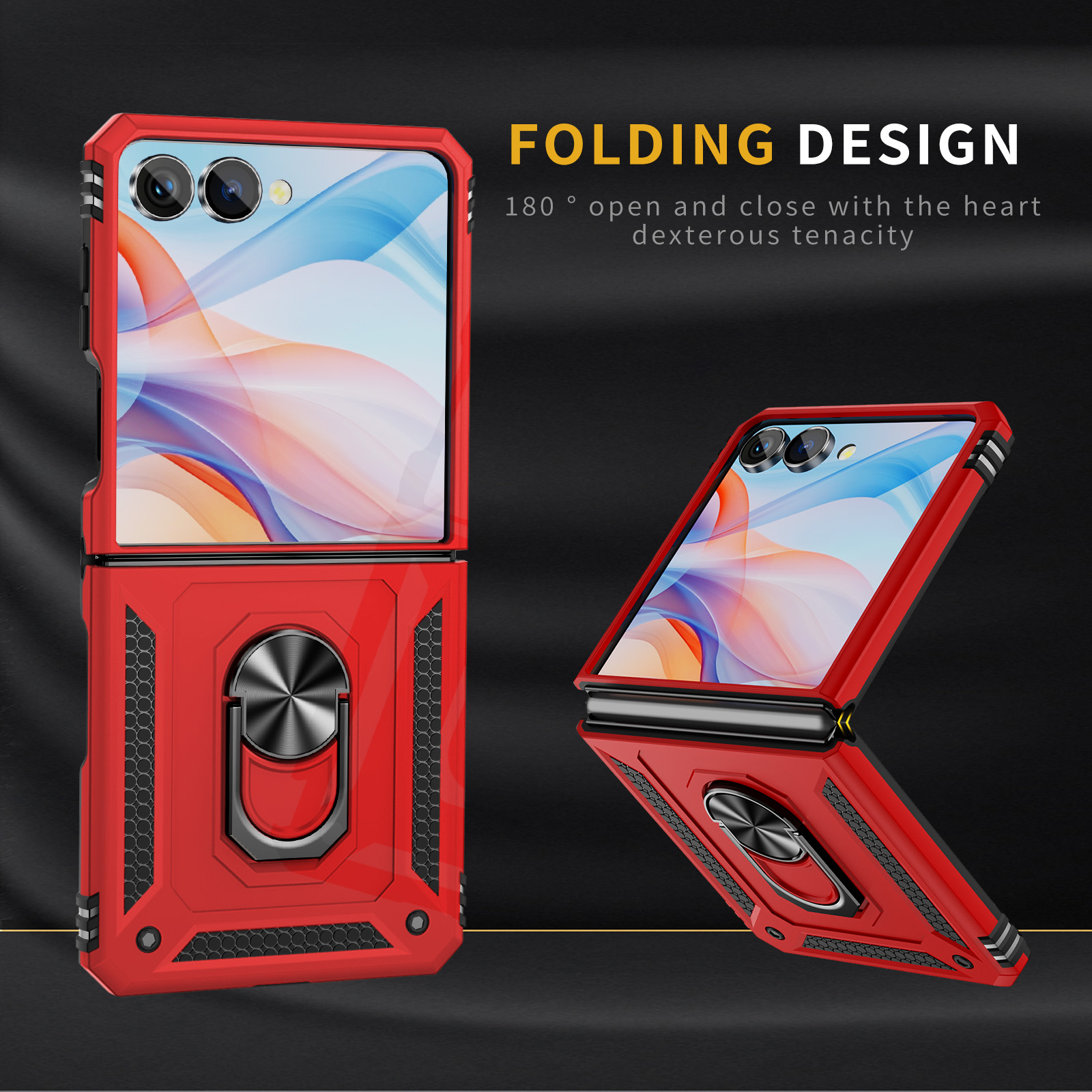 حافظة هاتف عسكرية مضادة للصدما - مراجعة Phone Accessories Ring Holder وسعره