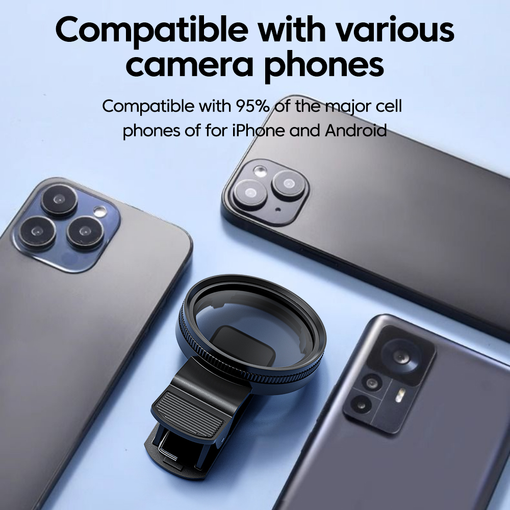 52 ملم دائري عالمي محمول عدسة  - مراجعة Lens Camera Clip وسعره