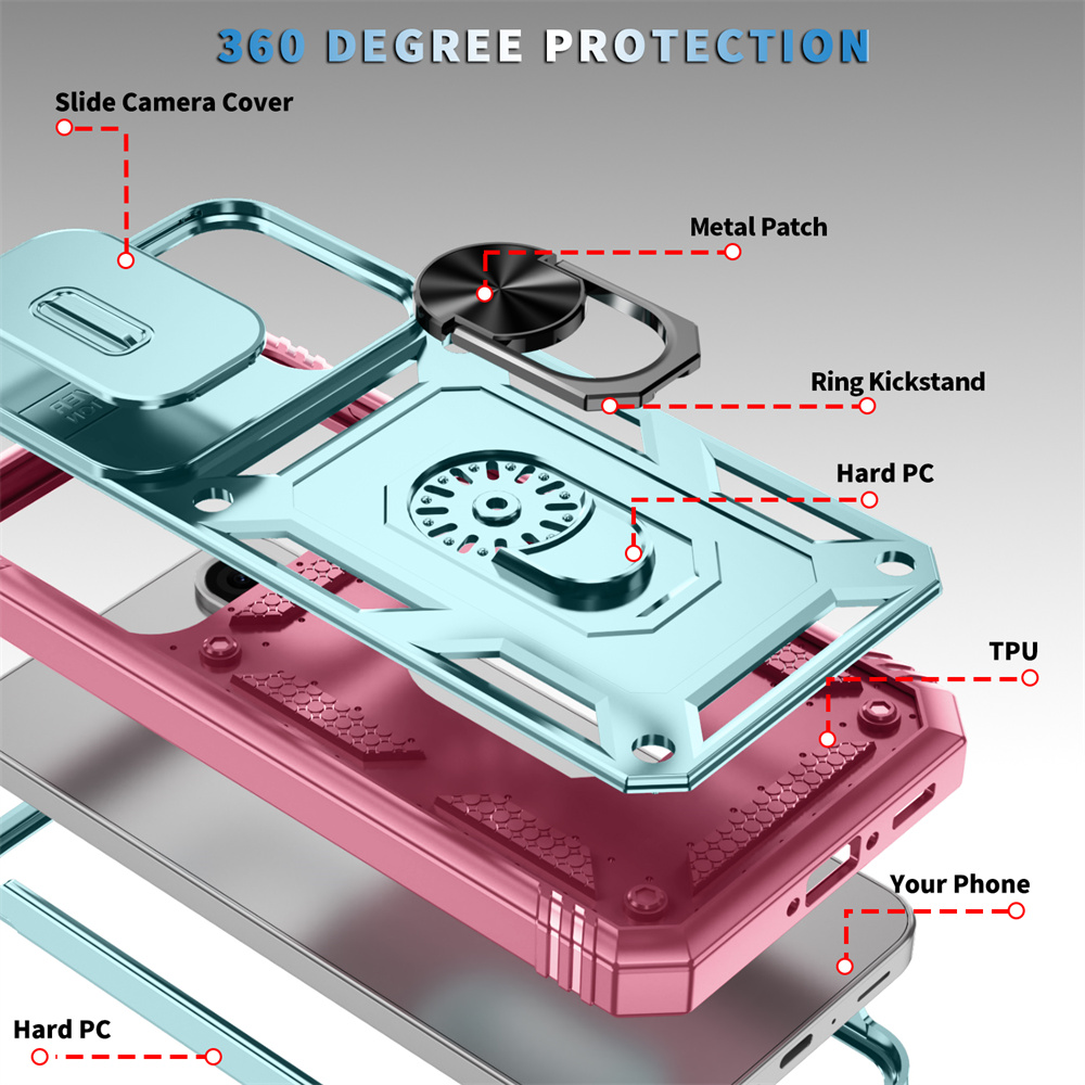 360 حلقة حامل مسنده الشريحة كا - مراجعة Phone Accessories Ring Holder وسعره