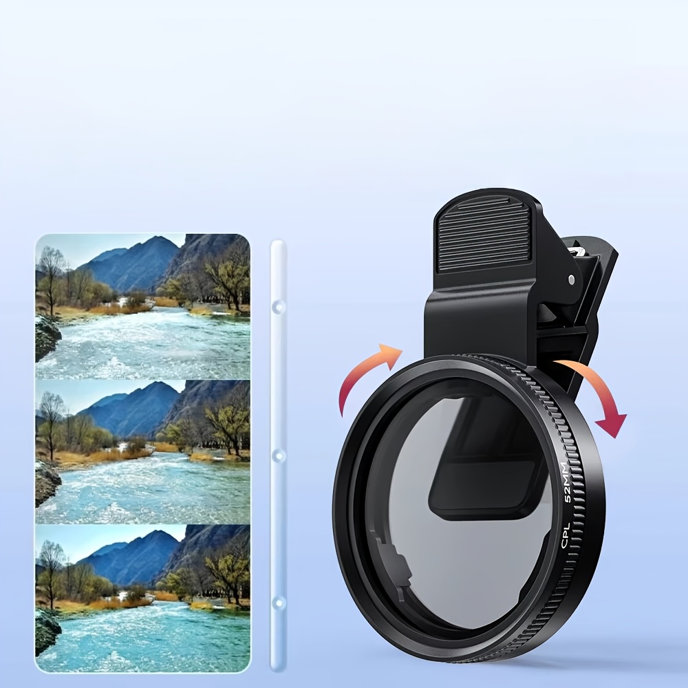 فلتر استقطاب دائري عالمي للهوا - مراجعة Lens Camera Clip وسعره