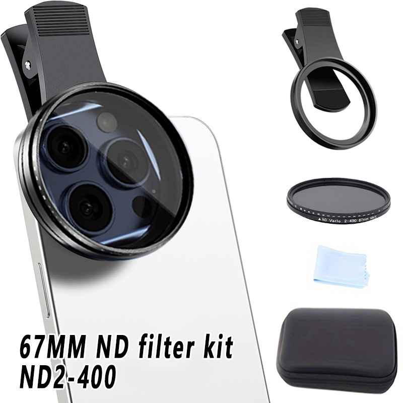 67 مللي متر كليب على ND2-400 ا - مراجعة Lens Camera Clip وسعره