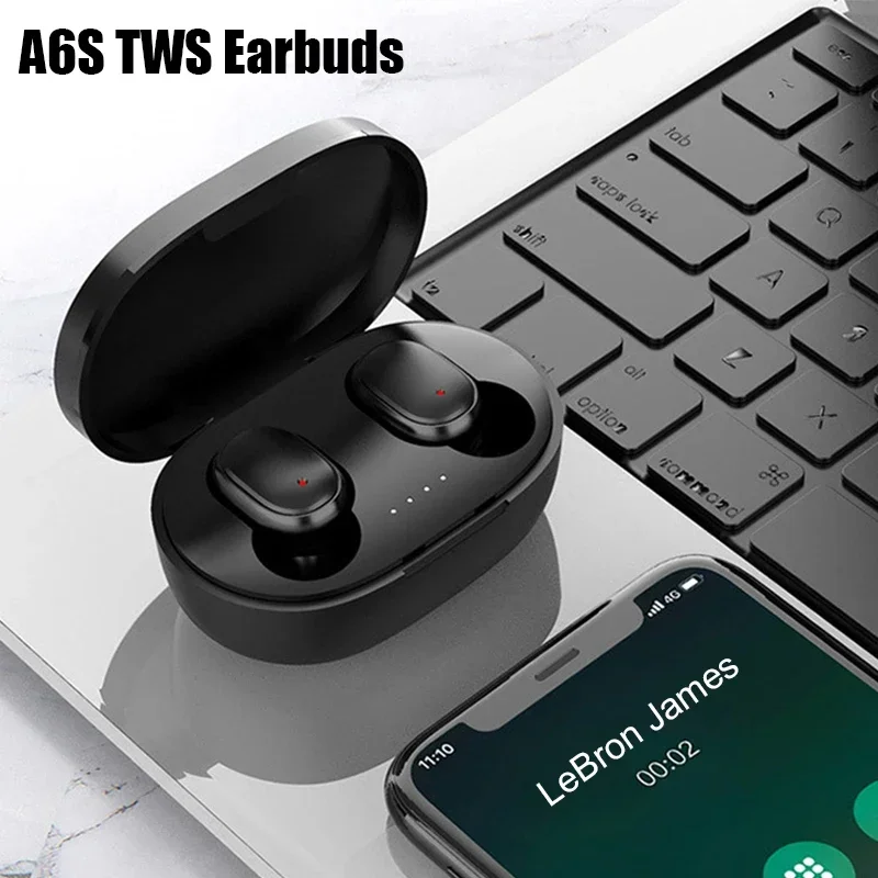 سماعة بلوتوث لاسلكية A6S TWS 2 - مراجعة Bluetooth Earphone Tws وسعره