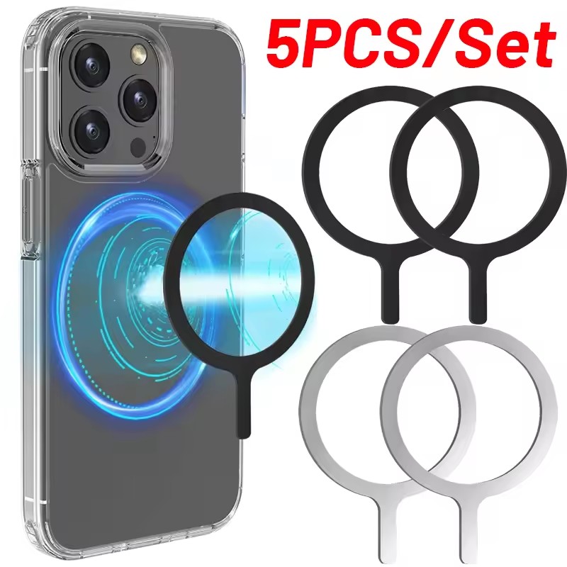 5-1 قطعة حلقة لاصقة لشحن ماج س - مراجعة Phone Accessories Ring Holder وسعره