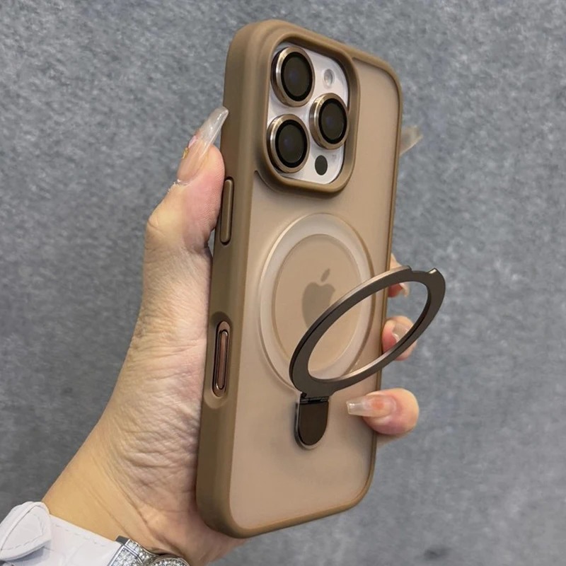 غطاء هاتف بحامل حلقي غير لامع  - مراجعة Phone Accessories Ring Holder وسعره